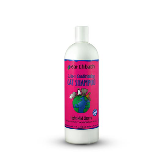 Earthbath 2-in-1 Conditioning Cat Shampoo - Light Wild Cherry