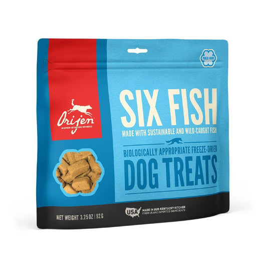 Six Fish Freeze-Dried Dog Treats